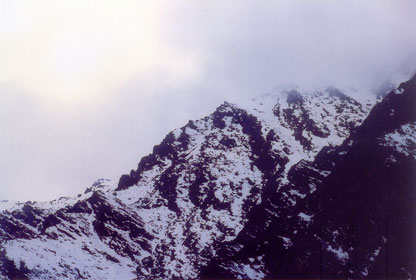 Mountains Flanking the Kedarnath Peak, India